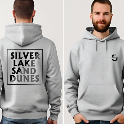 Silver Split Hoodie