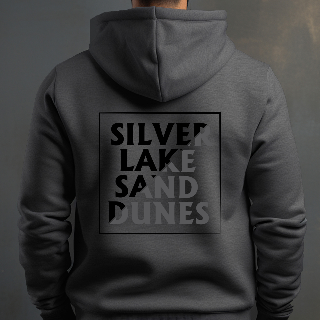 Silver Split Hoodie