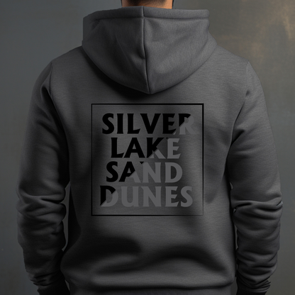 Silver Split Hoodie
