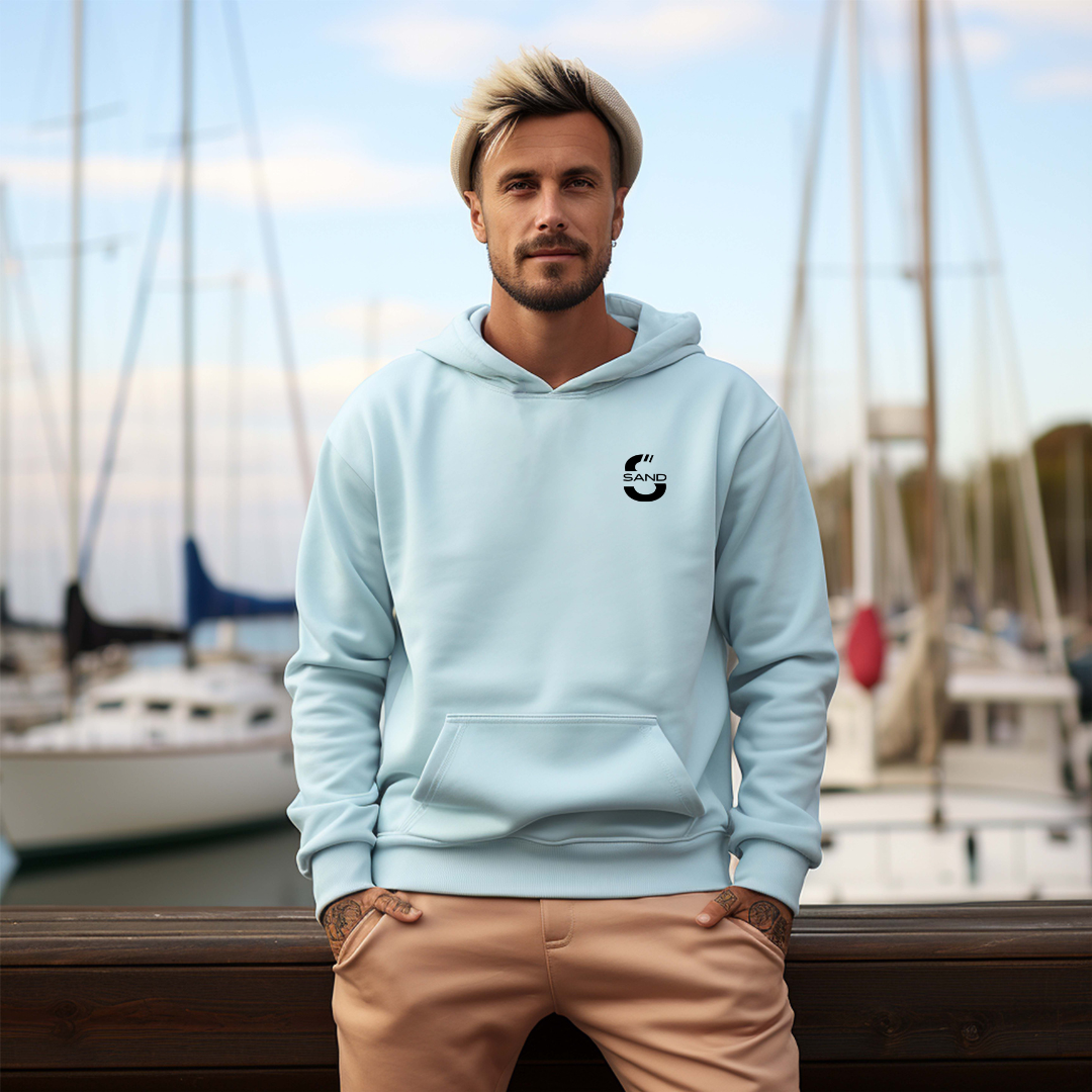 Silver Split Hoodie